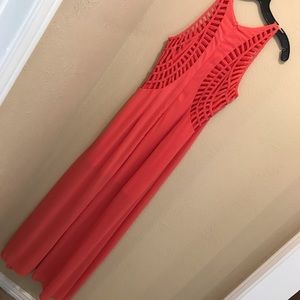 NWOT Maxi Dress w/ dramatic back cutouts by LiGALi